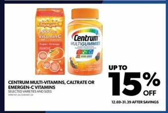 Real Canadian Superstore CENTRUM MULTI-VITAMINS offer