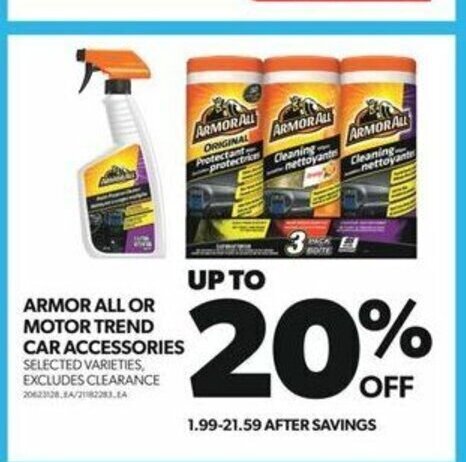 Real Canadian Superstore ARMOR ALL offer