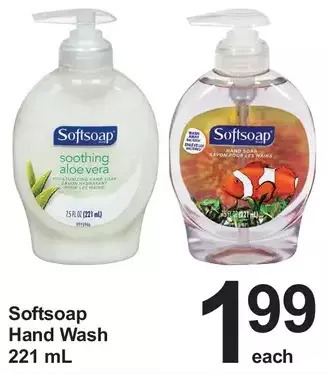 Pharmasave Softsoap hand wash offer