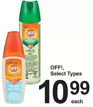 Pharmasave Off! select types offer