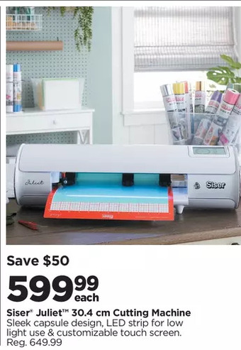 Michaels Siser juliet 30.4 cm cutting machine offer