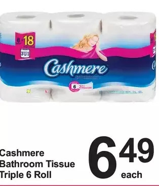 Pharmasave Cashmere bathroom tissue offer