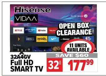 2001 Audio Video Hisense 32 full hd smart tv offer