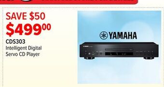 2001 Audio Video Yamaha intelligent digital servo cd player offer
