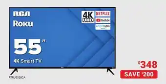 Visions Electronics Rca roku 4k smart tv 55 offer