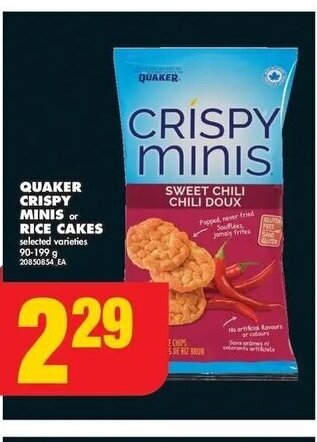 No Frills QUAKER CRISPY MINIS offer