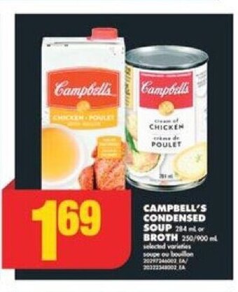 No Frills Campbell's condensed soup offer