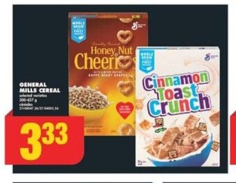 No Frills General mills cereal offer