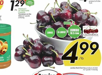 Sobeys Jumbo Red Cherries offer