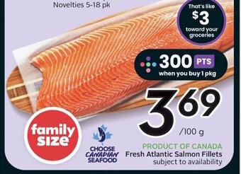 Sobeys Fresh Atlantic Salmon Fillets offer
