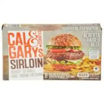 Calgary Co-op Cal & gary's sirloin burgers offer
