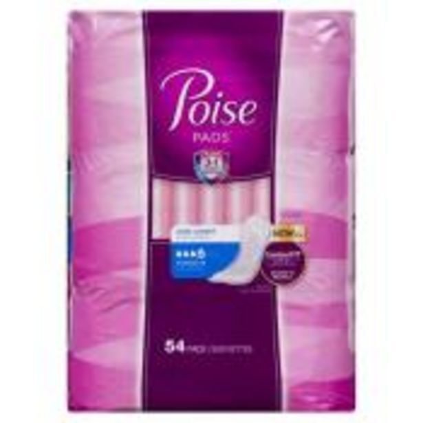 Calgary Co-op Poise pads long length moderate 54 pads offer