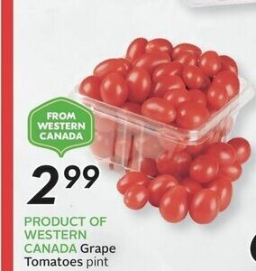 Sobeys Grape Tomatoes pint offer