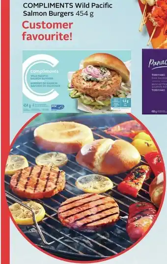 Sobeys COMPLIMENTS Wild Pacific Salmon Burgers 454 g offer