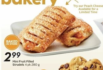 Sobeys Mini Fruit Filled Strudels 4 pk 280 g offer