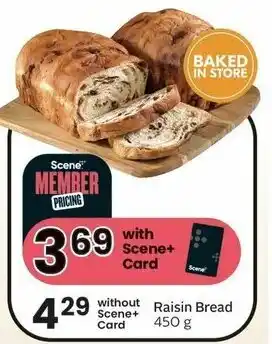 Sobeys Raisin Bread 450 g offer