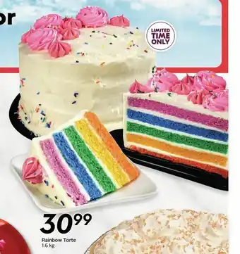 Sobeys Rainbow Torte 1.6kg offer