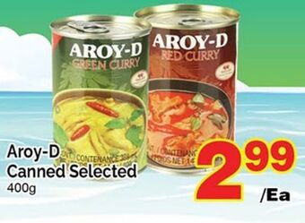 T&T Supermarket Aroy-d canned selected, 400g offer