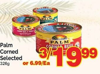 T&T Supermarket Palm corned selected, 325g offer