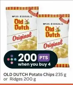 Sobeys OLD DUTCH Potato Chips 235 g or Ridges 200 g offer