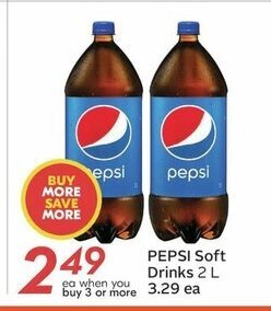 Sobeys PEPSI Soft Drinks 2 L offer