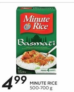 Sobeys MINUTE RICE 500-700 g offer