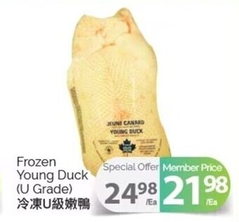 T&T Supermarket Frozen Young Duck offer