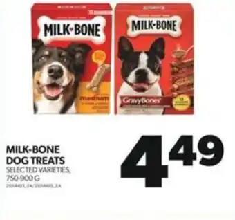Wholesale Club MILK-BONE DOG TREATS SELECTED VARIETIES, 750-900 G offer