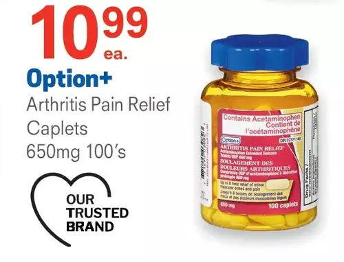 Remedy's RX Option+ arthritis pain relief caplets offer