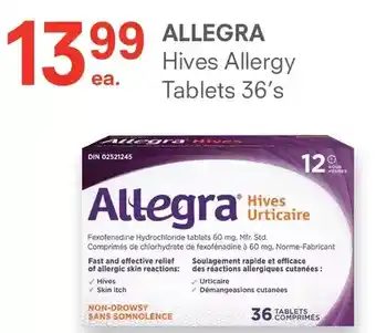 Remedy's RX Allegra hives allergy tablets offer