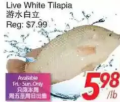 Foody World Live white tilapia offer