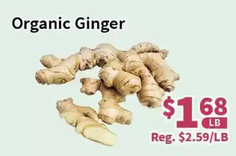 Blue Sky Supermarket Organic ginger offer