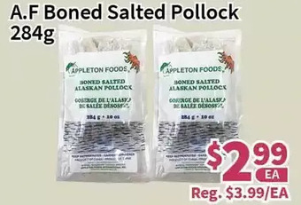 Blue Sky Supermarket A.f boned salted pollock offer