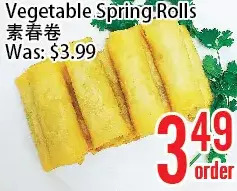 Bestco Food Mart Vegetable spring rolls offer