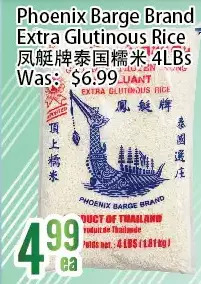 Bestco Food Mart Phoenix barge brand extra glutinous rice offer
