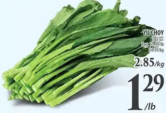 Al Premium Food Mart Yu choy offer