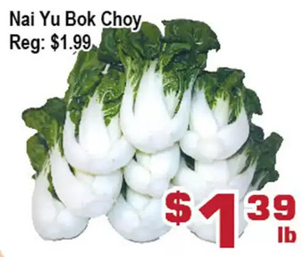 Top Food Supermarket Nai yu bok choy offer