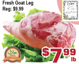Top Food Supermarket Fresh goat leg offer