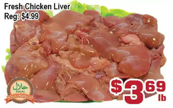 Top Food Supermarket Fresh chicken liver offer