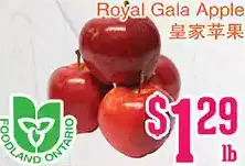 Grant's Foodmart Royal gala apple offer
