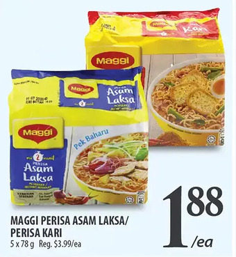 Al Premium Food Mart Maggi perisa asam laksa/perisa kari offer