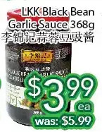 Ample Food Market Lkk black bean garlic sauce offer