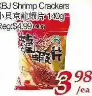Tone Tai Supermarket Xbj shrimp crackers offer
