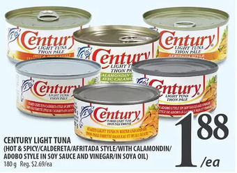Al Premium Food Mart Century light tuna offer