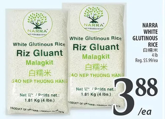 Al Premium Food Mart Narra white glutinous rice offer
