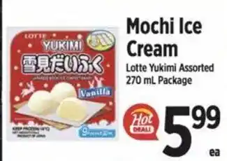 Fairway Market Canada Mochi Ice Cream Lotte Yukimi Assorted 270 ml Package offer