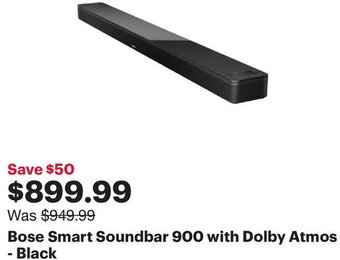 Best Buy Bose Smart Soundbar 900 with Dolby Atmos - Black offer