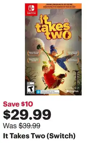 Best Buy It Takes Two (Switch) offer