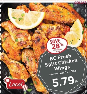 IGA BC Fresh Split Chicken Wings lb offer