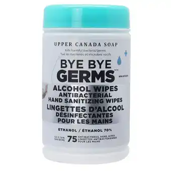 Staples Bye bye germs 70% alcohol antibacterial tube wipes - 75 wipes offer
